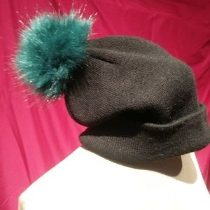 Faux-fur beanie hat